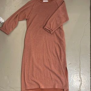 Full length sweater dress